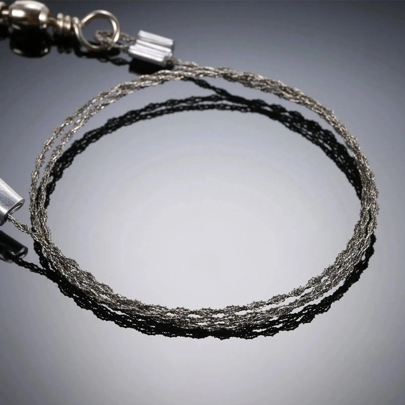 1pcs High Quality Stainless Wire Saw Emergency Travel Kit Camp Hike Scroll Outdoor Survive Silver Tool Hunt Flint Cut Equipment