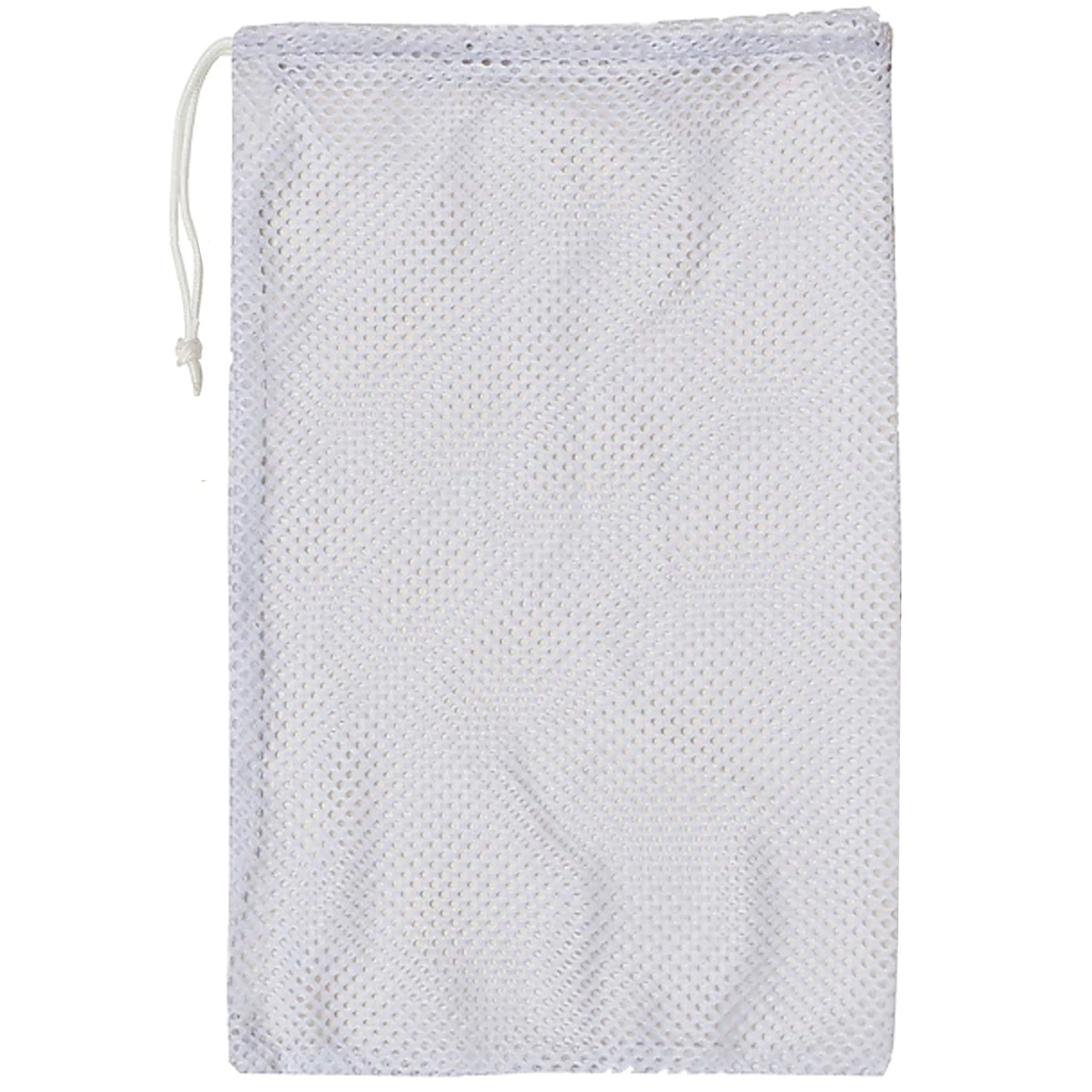 6 Large Mesh Bag Drawstring Laundry Utility Tote Gym Gear Sports Heavy Duty 29"