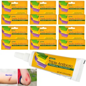 6 Pc Triple Antibiotic Ointment 0.33oz Bacitracin Zinc Pain Relief First Aid