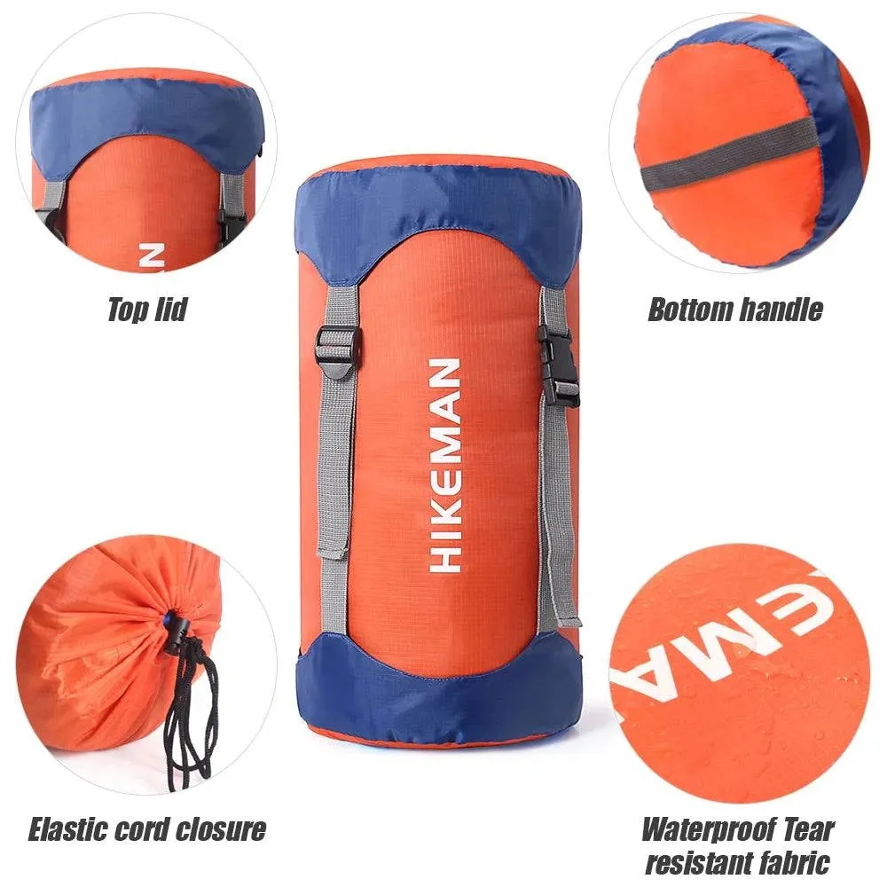 6L/15L/25L Sleeping Bag Stuff Sack Waterproof Ultralight Outdoor Storage Bag for Camping Hiking Backpacking