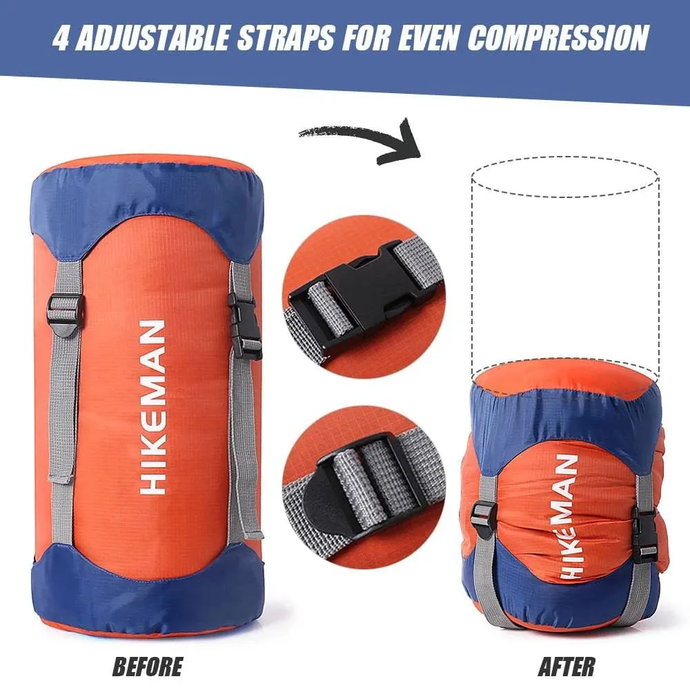 6L/15L/25L Sleeping Bag Stuff Sack Waterproof Ultralight Outdoor Storage Bag for Camping Hiking Backpacking