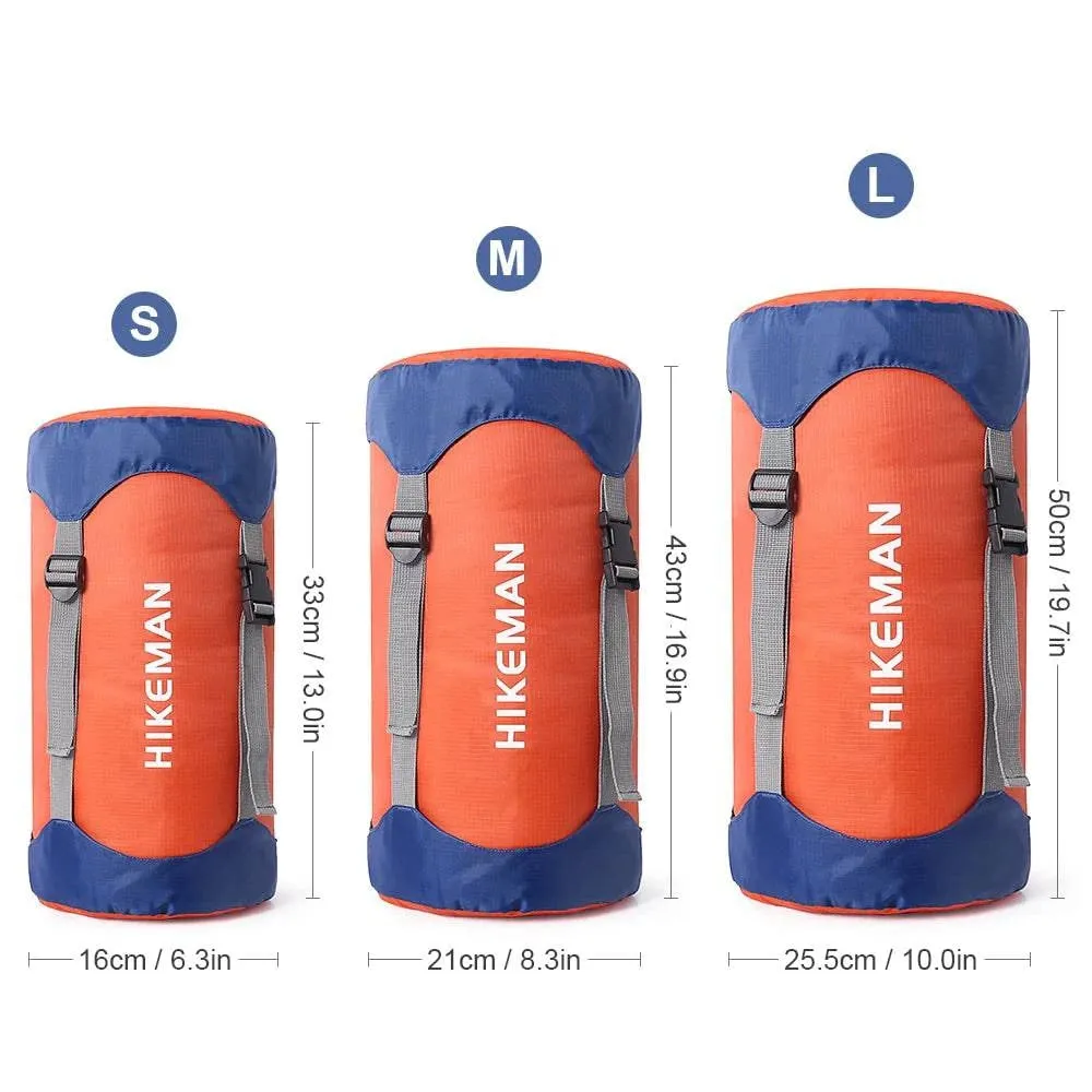 6L/15L/25L Sleeping Bag Stuff Sack Waterproof Ultralight Outdoor Storage Bag for Camping Hiking Backpacking
