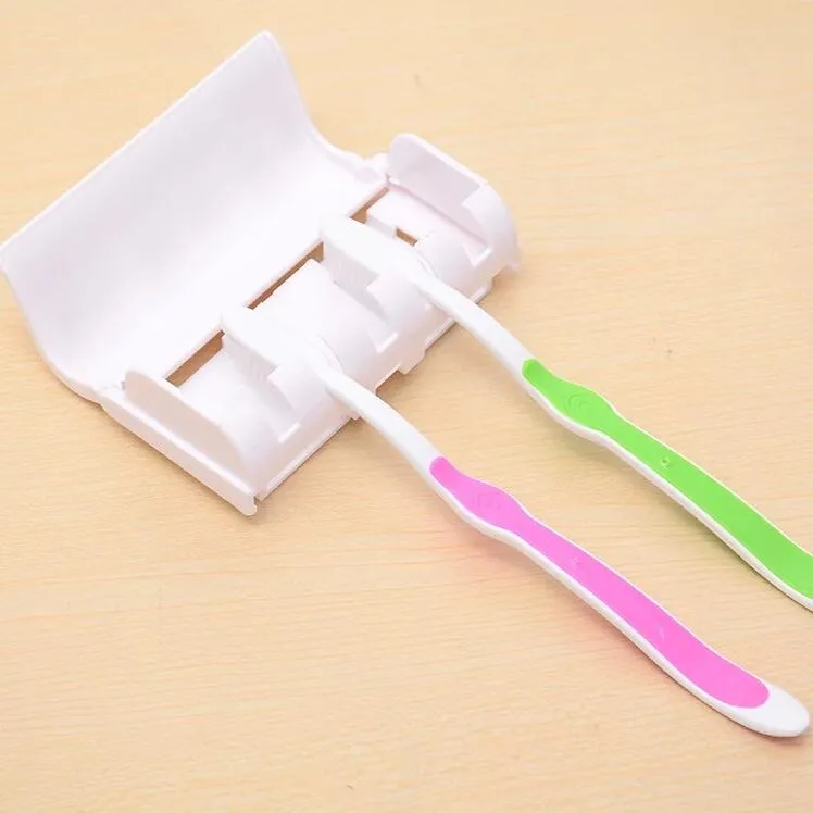 Bathroom Toothpaste Dispenser Hands Free Bath Accessories Reducing Germs and Saving Time