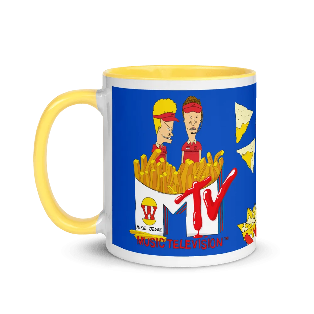 Beavis and Butt-Head Burger World Two-Tone Mug