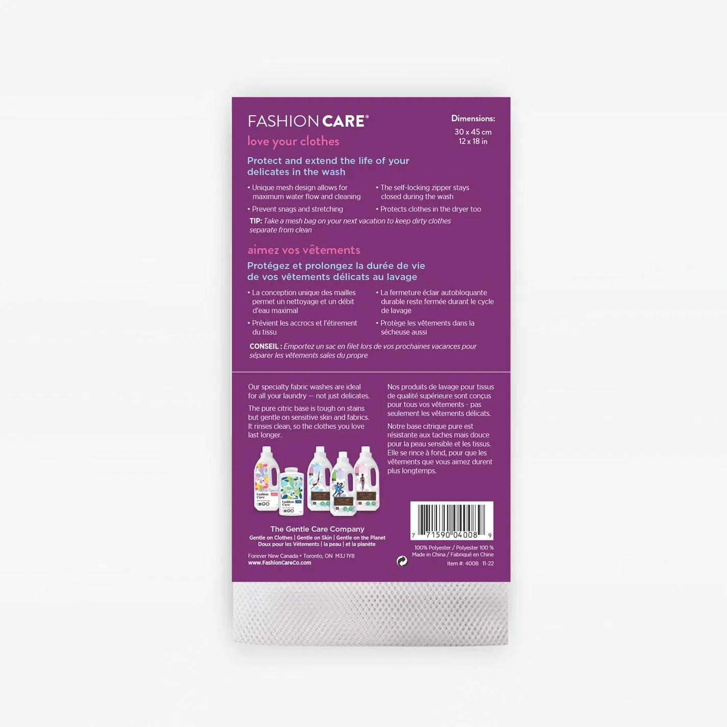 BeConfident wash bags