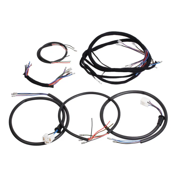 Bonnet Wiring Harness, Wiring Harness In Bonnet From 8 Pin Plug And Socket For Headlamps And Sidelamps Etc.