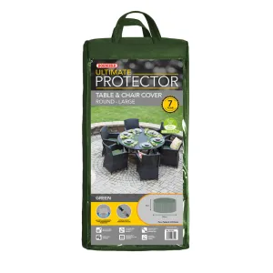 Bosmere Ultimate Protector Circular Patio Set Cover 6-8 Seat Green