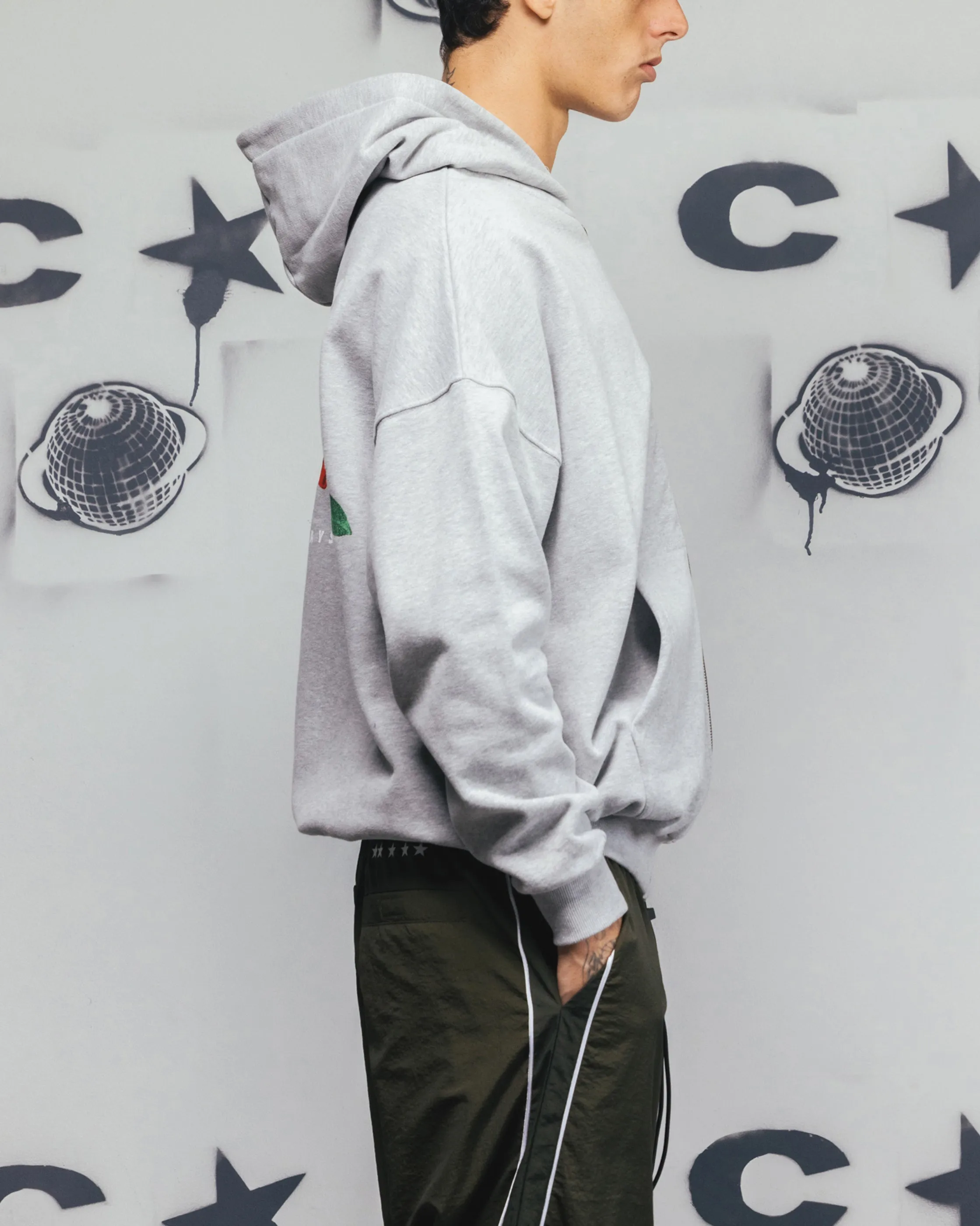 Carre Always & Forever Zip Hoodie Grey Marle