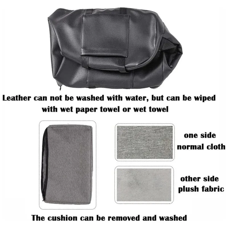 Compact Dog Car Seat for Small Pets with Safety Features
