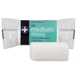 Dressing – HSE Medium (12cm x 12cm)