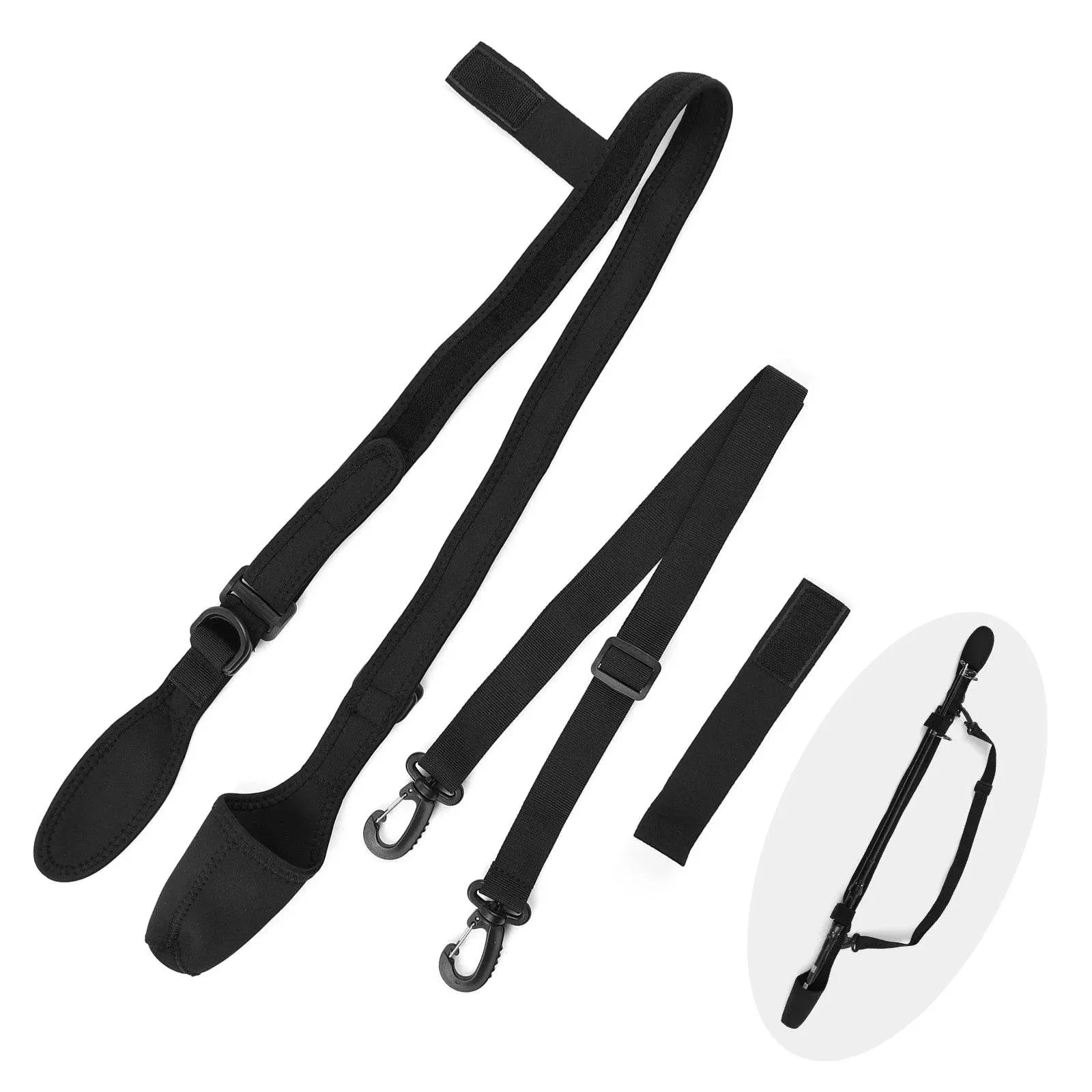 Fishing Rod Straps Adjustable 80-120cm High Elasticity Fishing Accessory for Neoprene and Nylon Fishing Gear for Rod Protection