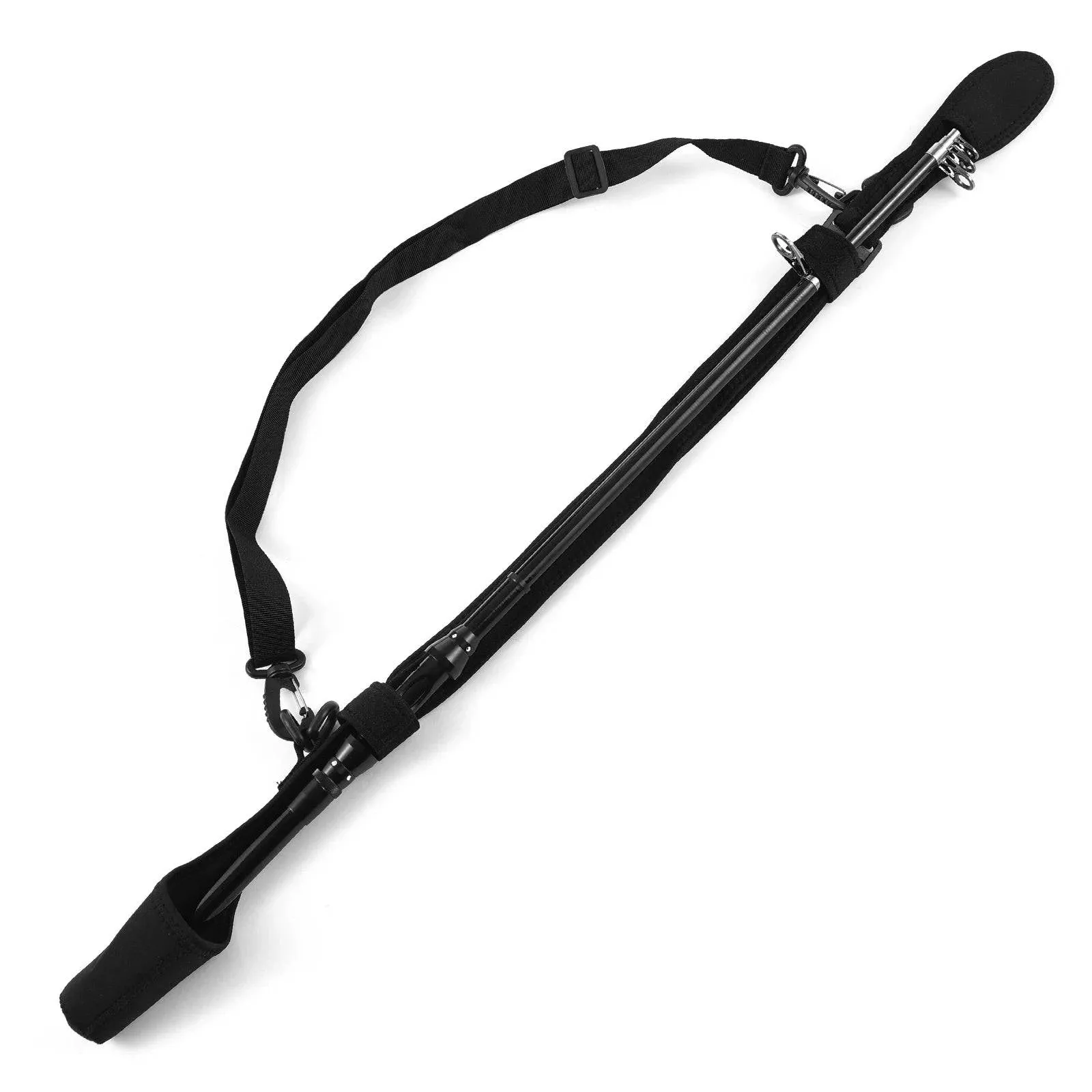 Fishing Rod Straps Adjustable 80-120cm High Elasticity Fishing Accessory for Neoprene and Nylon Fishing Gear for Rod Protection