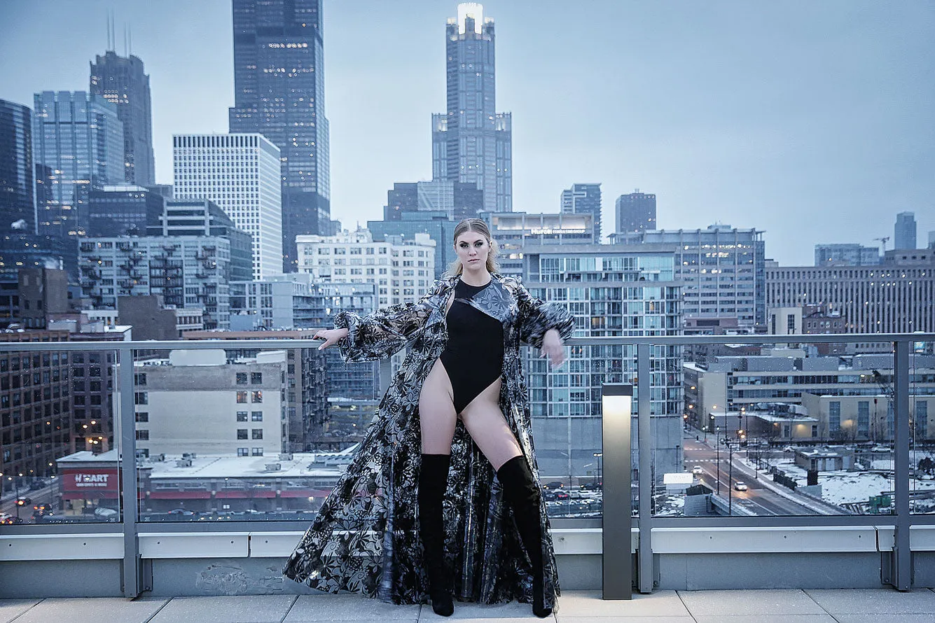 Floor Length Clear Raincoat