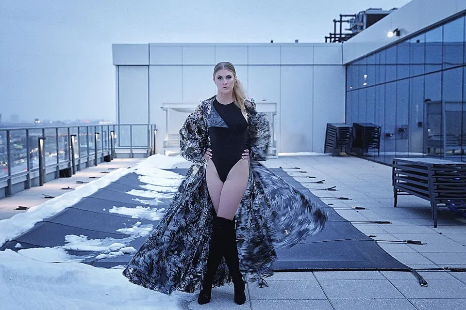 Floor Length Clear Raincoat