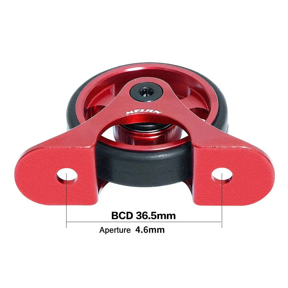 Folding Bike Mudguard Easy Wheel Bike Mud Gear Easy-going Wheel Aluminum Alloy Rear Fenders Wheel For Folding Bike