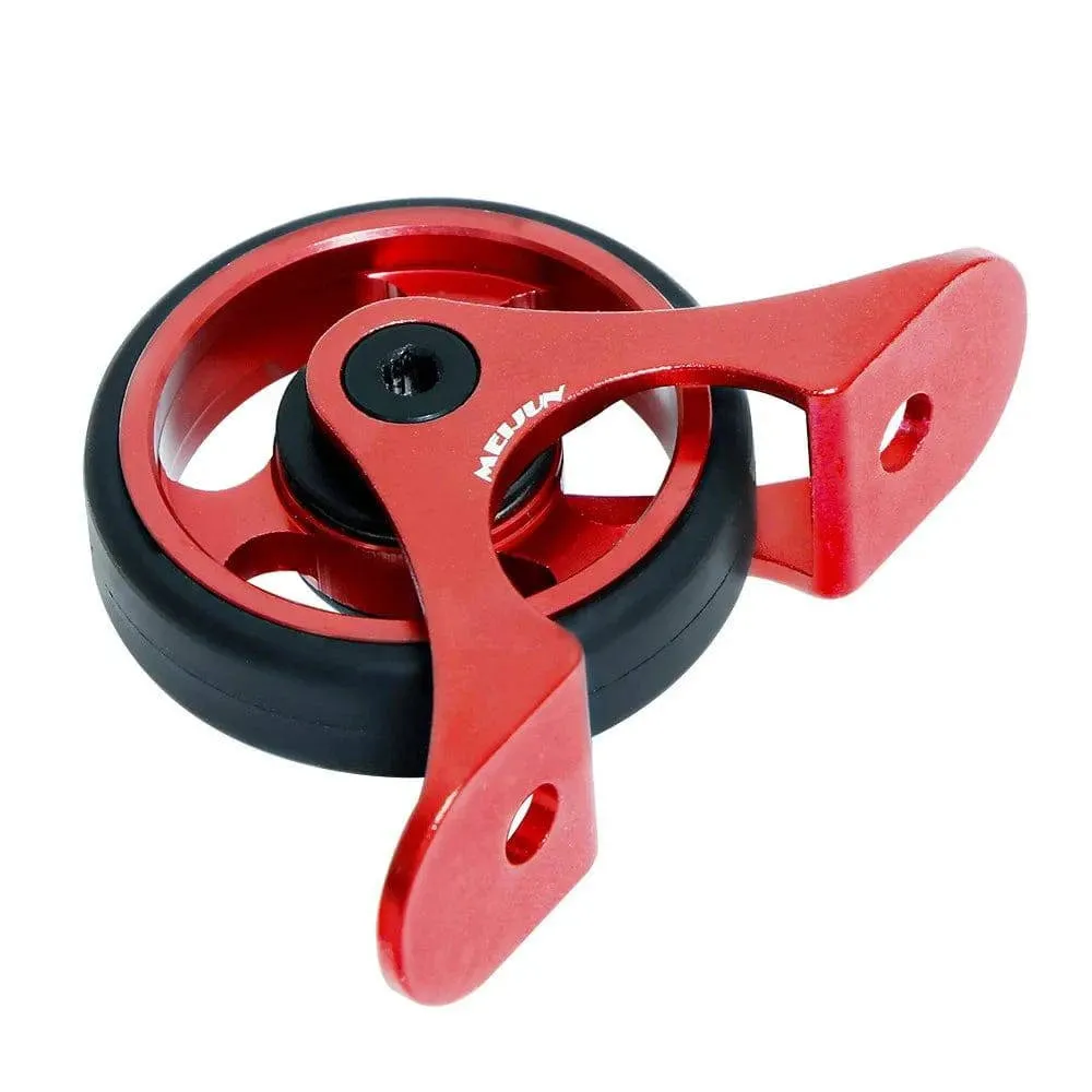 Folding Bike Mudguard Easy Wheel Bike Mud Gear Easy-going Wheel Aluminum Alloy Rear Fenders Wheel For Folding Bike