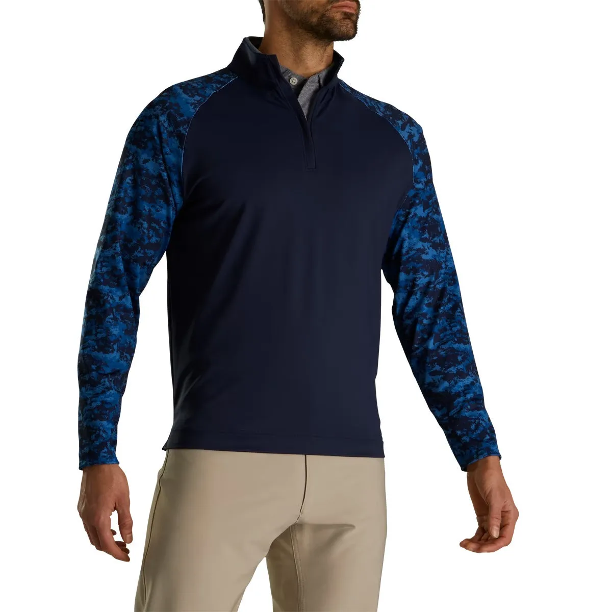 Footjoy Camo Color Block Mid-Layer Pullover 2023