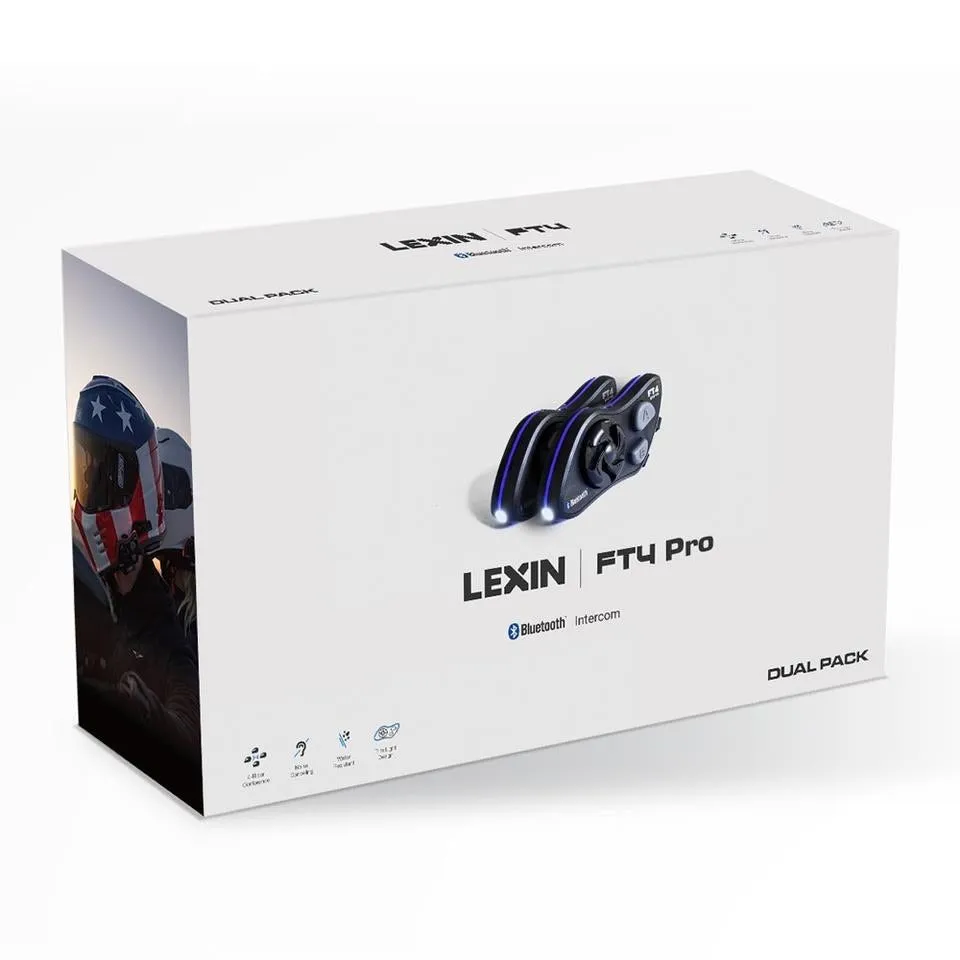 FT4 PRO BLUETOOTH HEADSET - 4-WAY INTERCOM