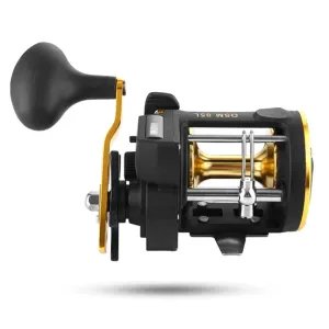 Full Metal Trolling Fishing Reels Right Hand Drum Wheel Boat Sea Fishing Reel High Strength Corrosion Resistance Prevent
