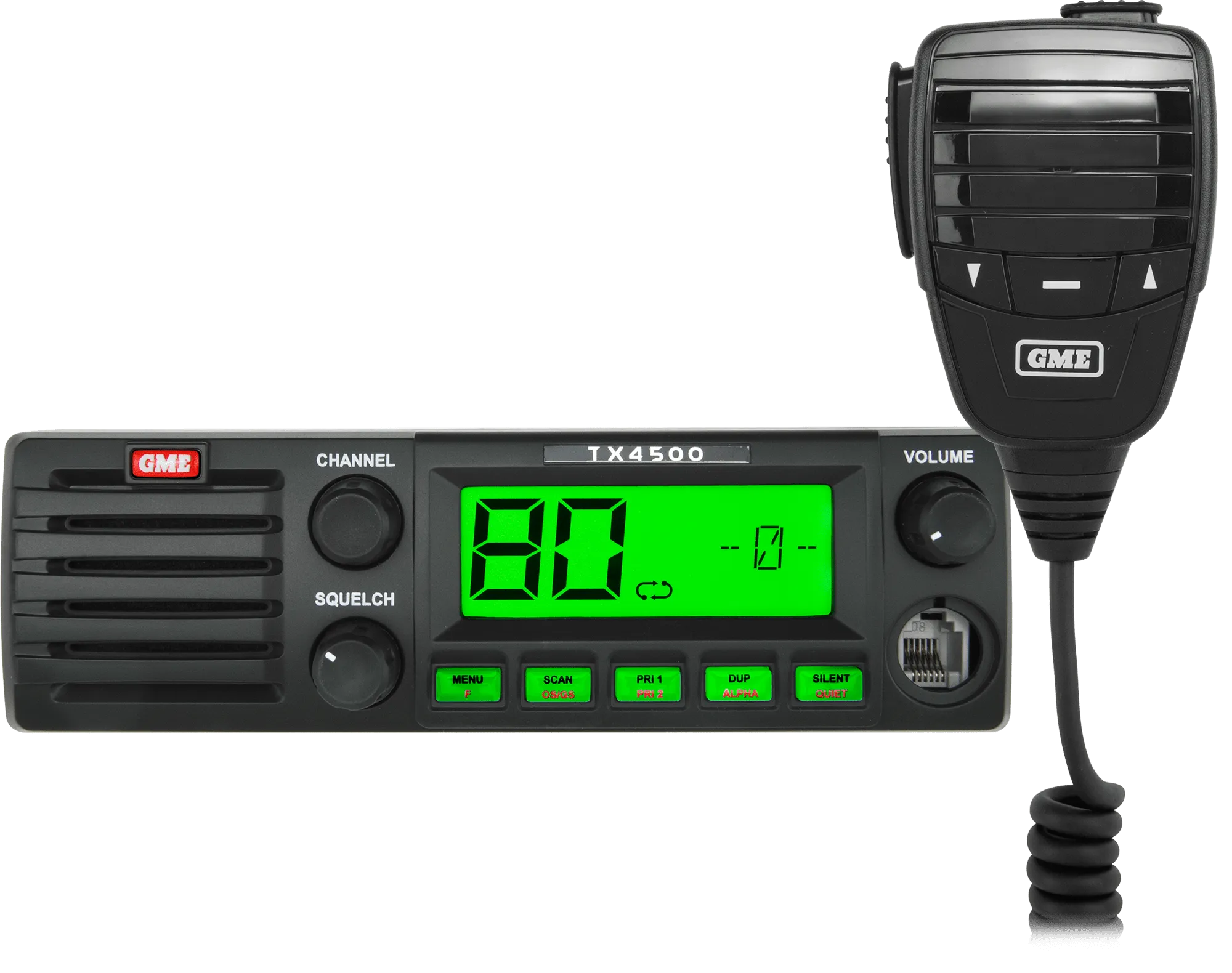 GME 5 Watt DIN Mount UHF CB Radio with ScanSuite - TX4500S