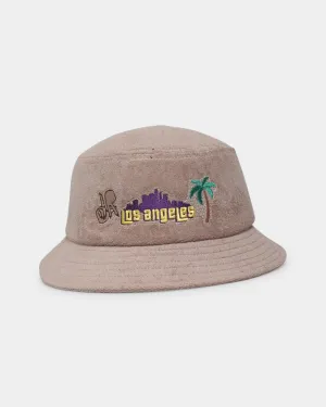 Goat Crew Los Angeles Towel Bucket Hat Tan
