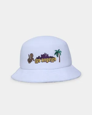 Goat Crew Los Angeles Towel Bucket Hat White