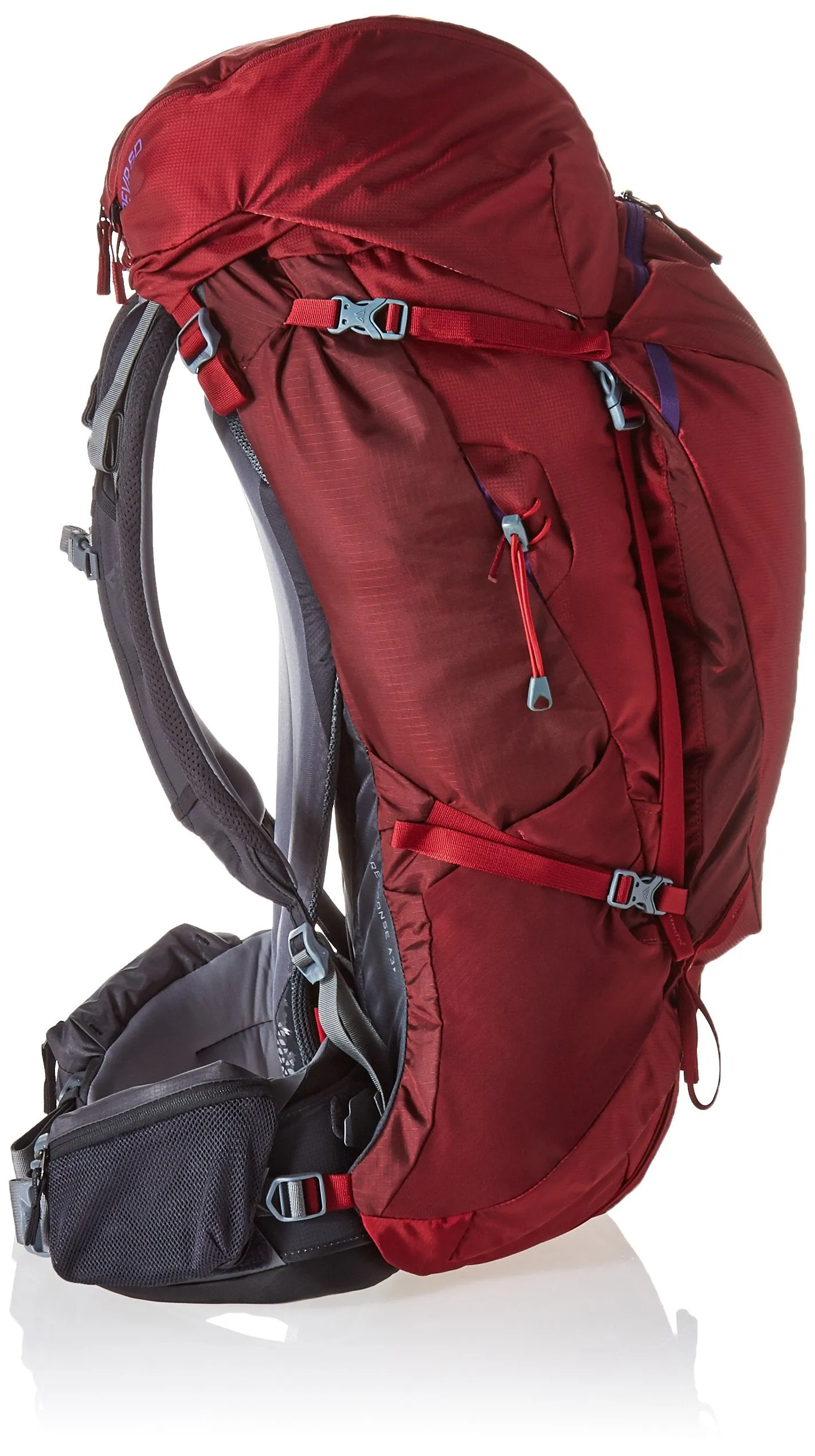 Gregory Mountain Products Deva 60 Liter Women's Backpack, Ruby Red, Extra Small
