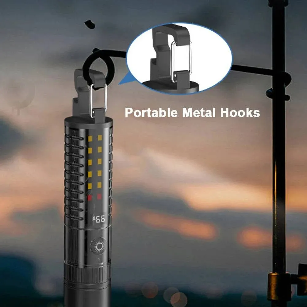 High Power Flashlight LED Light Dual-Light Outdoor Camping Light Miltifunctional Portable Aluminum Alloy Light