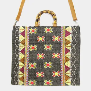 iLLASPARKZ Embroidery Boho Patterned Tote / Crossbody Bag