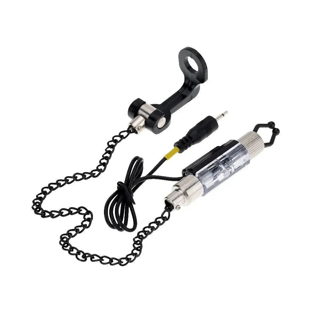 Iron Fishing Bite Alarm Chain Hanger Swinger LED Illuminated Indicator For Outdoor Fishing Tools Fishing Accessories