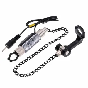 Iron Fishing Bite Alarm Chain Hanger Swinger LED Illuminated Indicator For Outdoor Fishing Tools Fishing Accessories