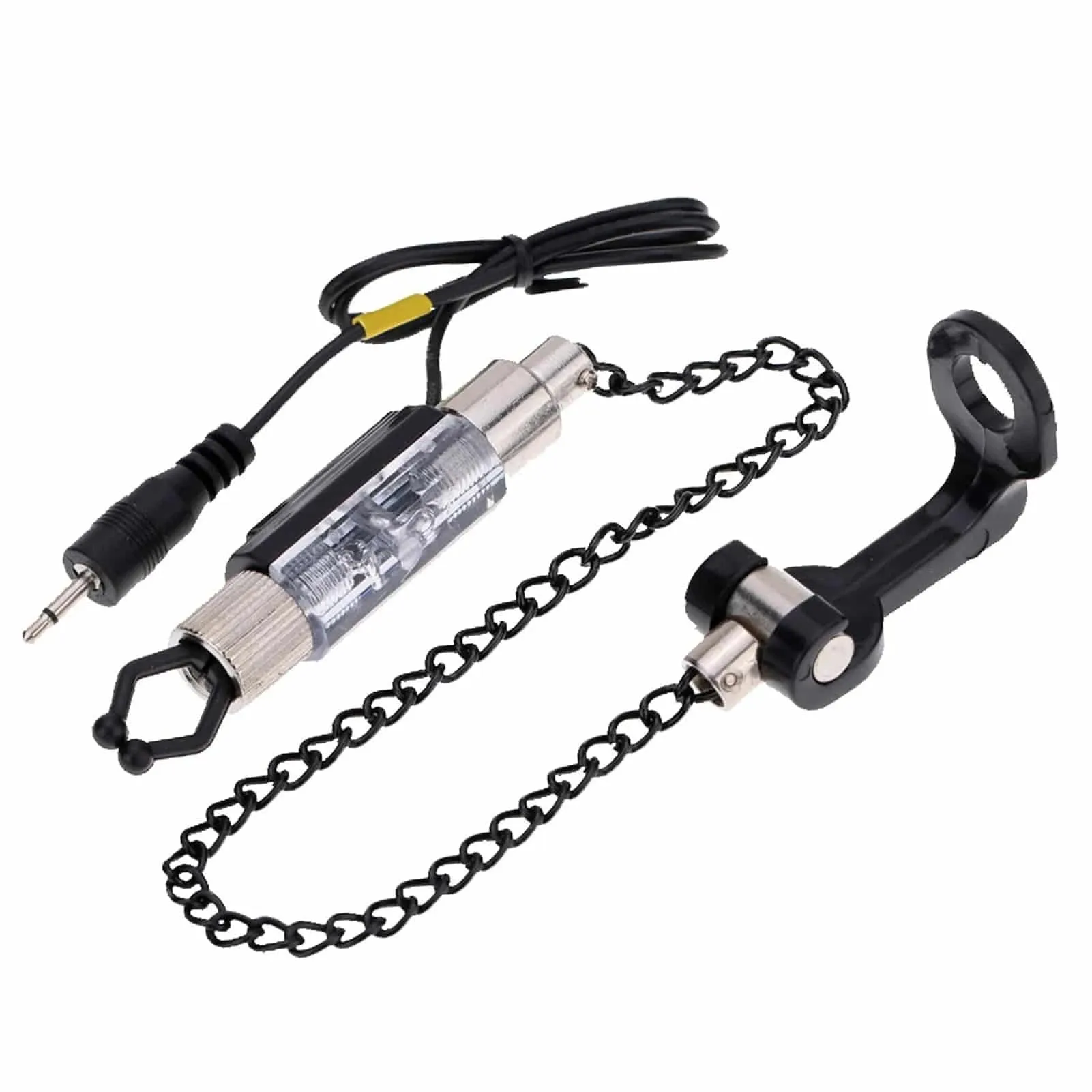 Iron Fishing Bite Alarm Chain Hanger Swinger LED Illuminated Indicator For Outdoor Fishing Tools Fishing Accessories