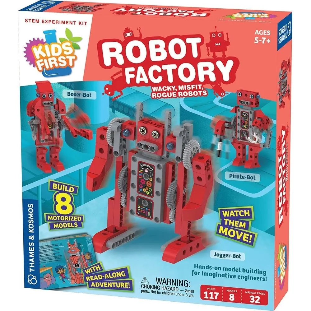 Kids First Robot Factory- Wacky, Misfit,Rogue Robots