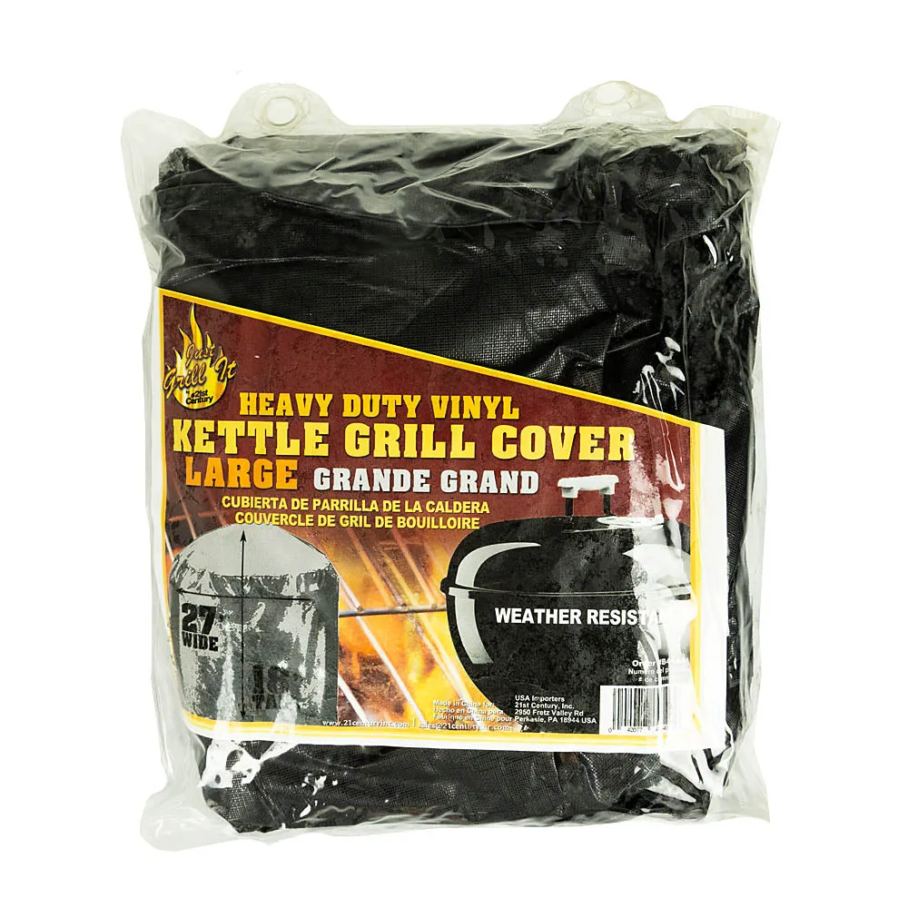 Large Kettle Smoker Grill All Weather Cover Heavy Duty Vinyl 21st Century B44A4