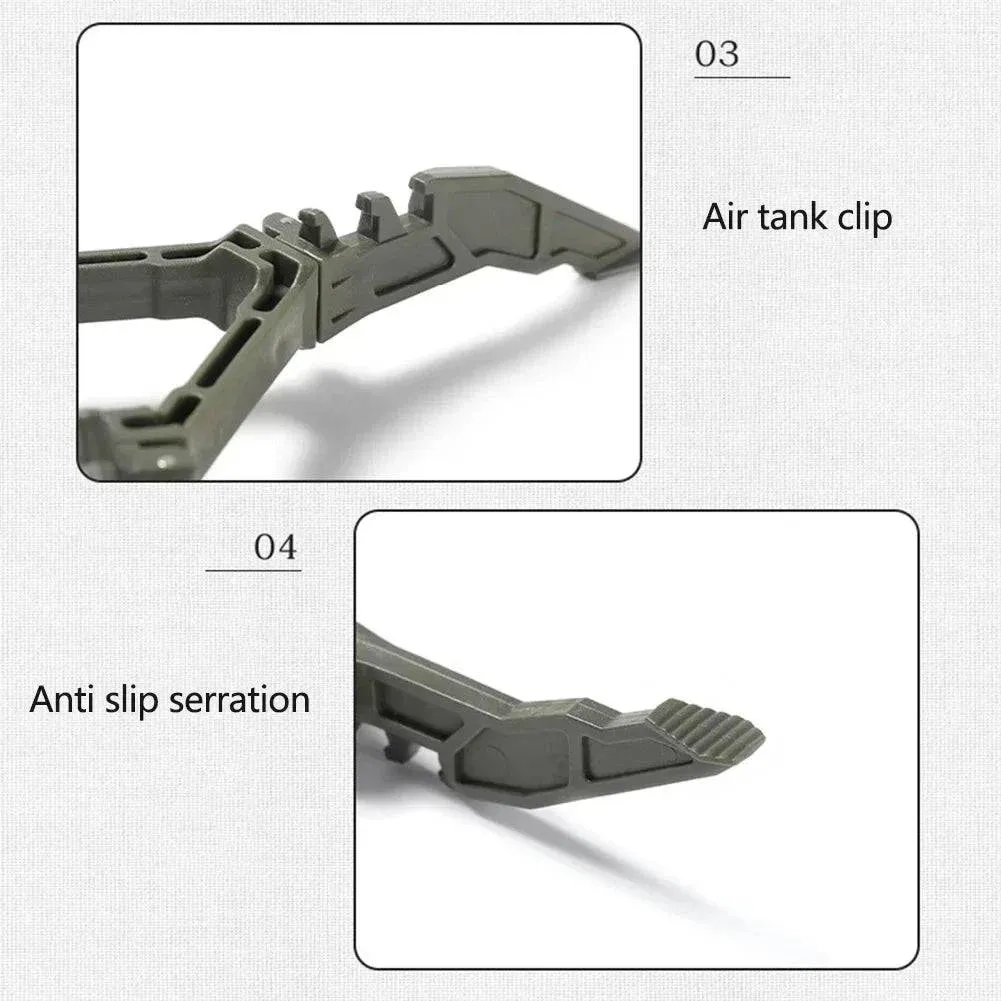 Nylon Gas Canister Stand Foldable Outdoor Gas Tank Bracket Camping Stove Bottle Stand Universal Tripod Folding Canister Stand