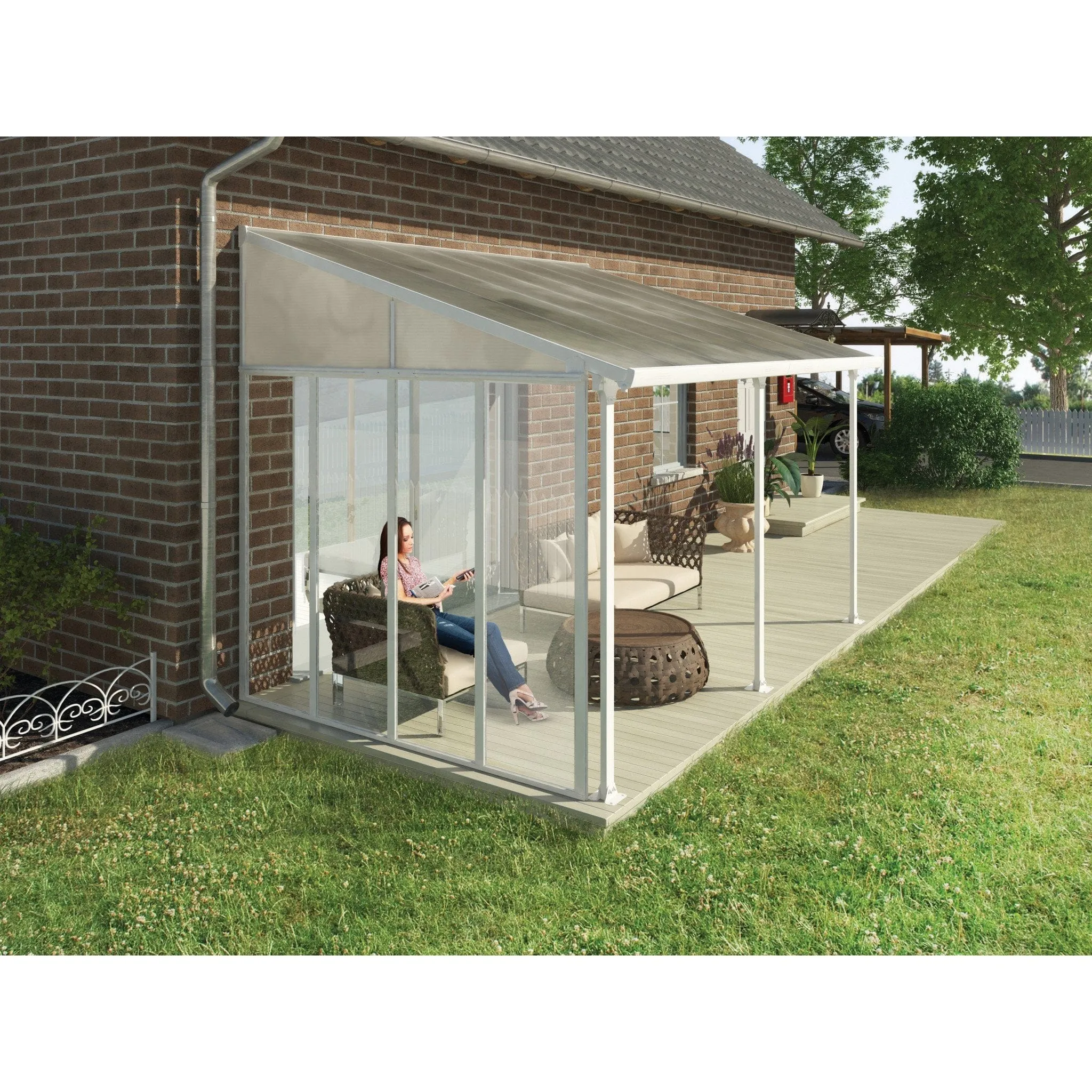 Palram - Canopia | Feria 10 ft Patio Cover Sidewall