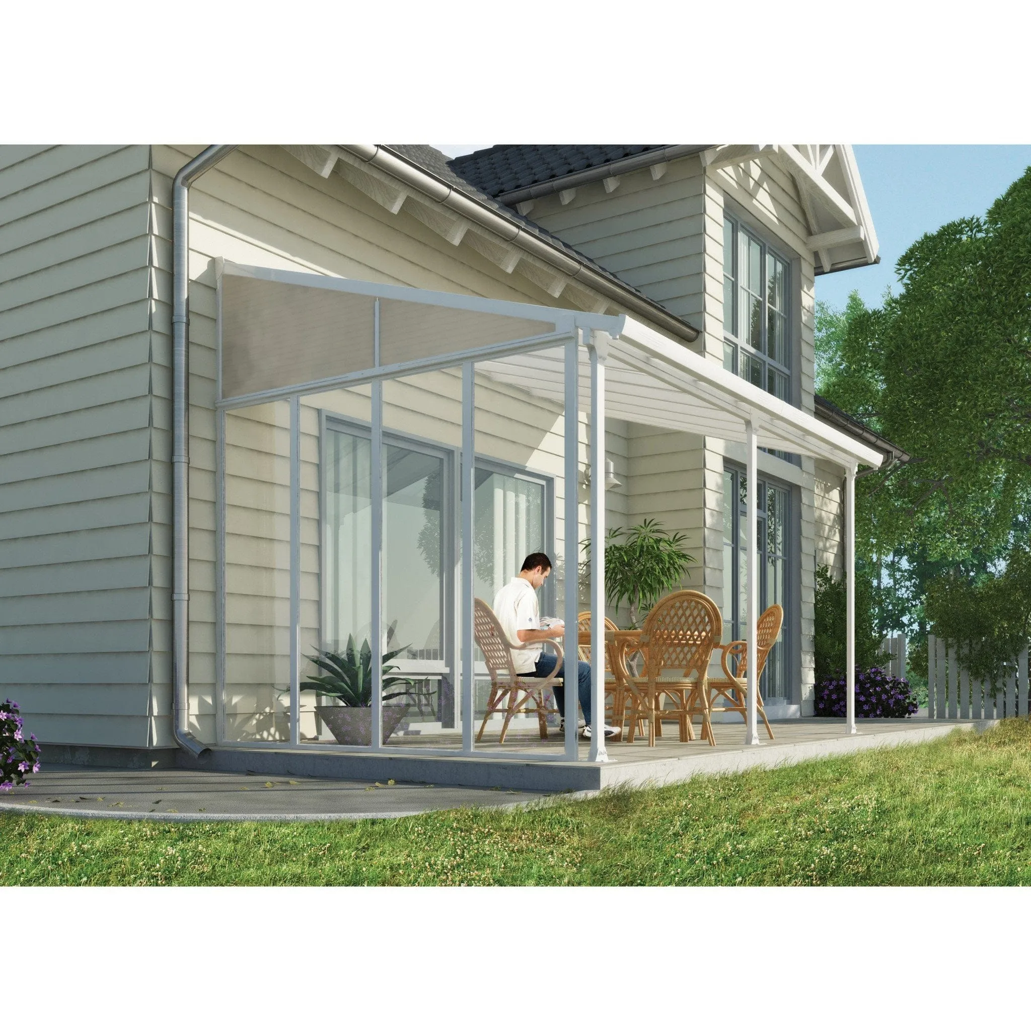 Palram - Canopia | Feria 10 ft Patio Cover Sidewall