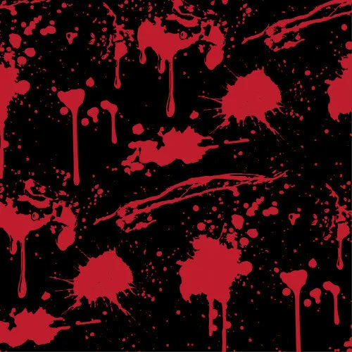 Permanent Patterned Vinyl - Blood Splatter