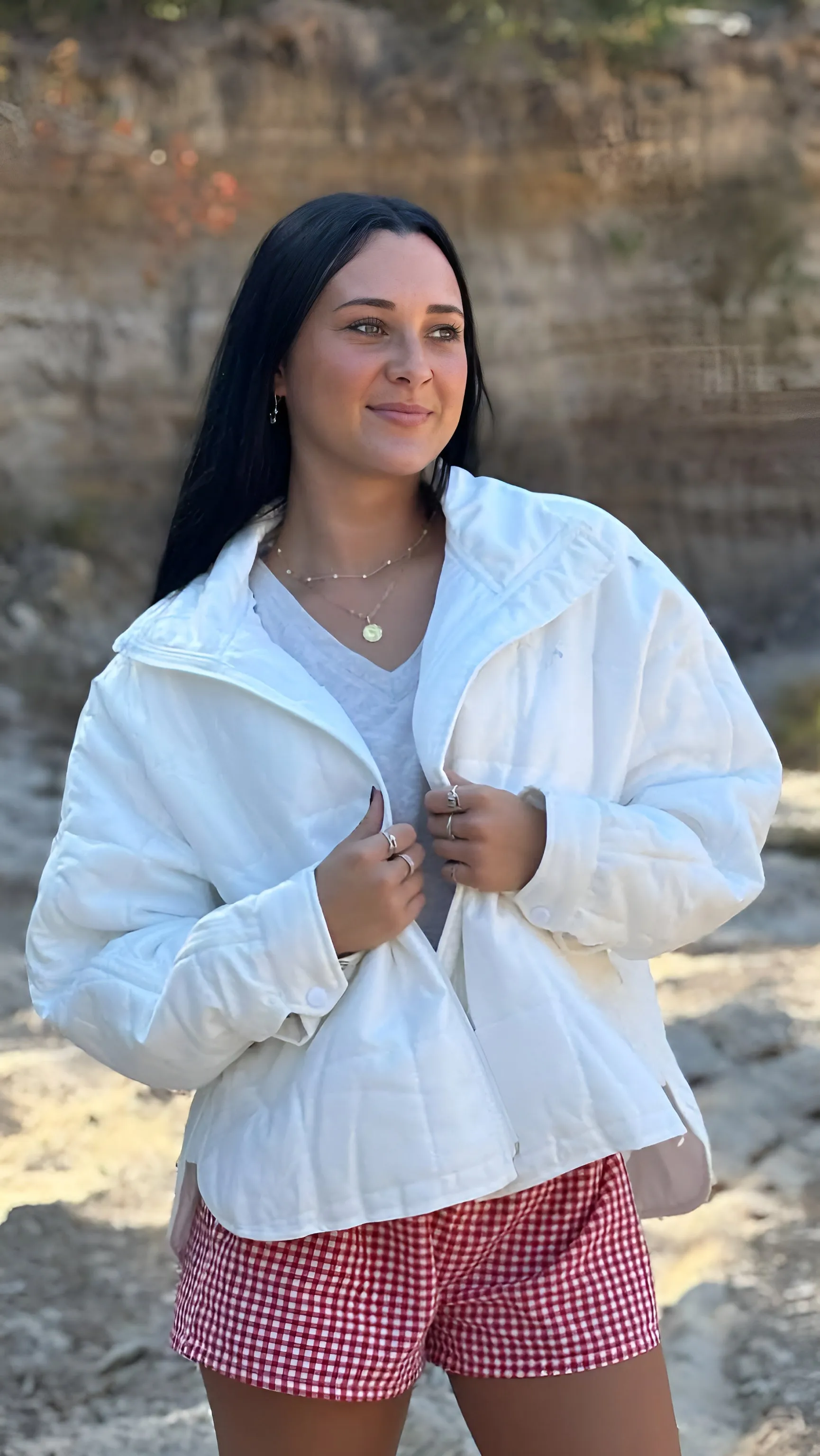 Quilted Puffer Jacket in 3 Colors