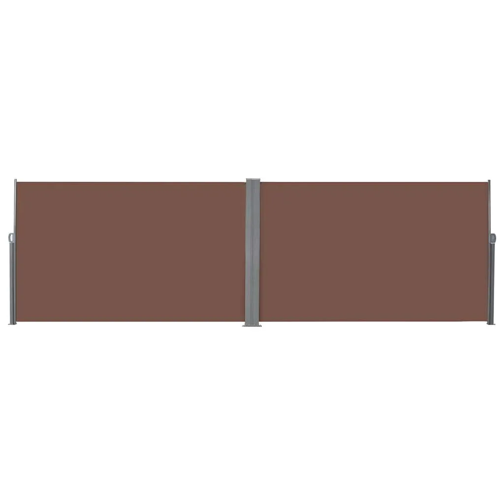 Retractable Side Awning 180x600 cm Brown