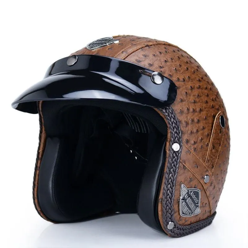 Retro Motorcycle Helmet Male Motorcycle