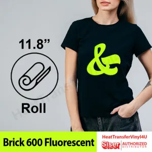 Siser Brick 600 Fluorescent 11.8" Roll (Yard)