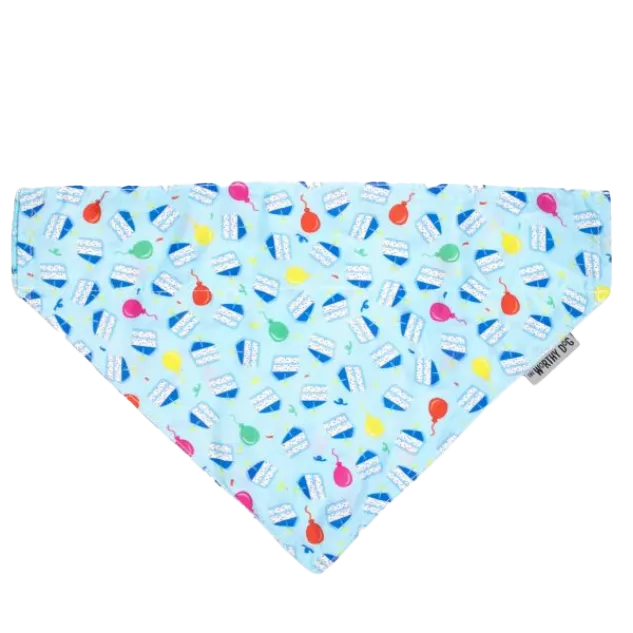 Slide-On Bandana | Blue Birthday