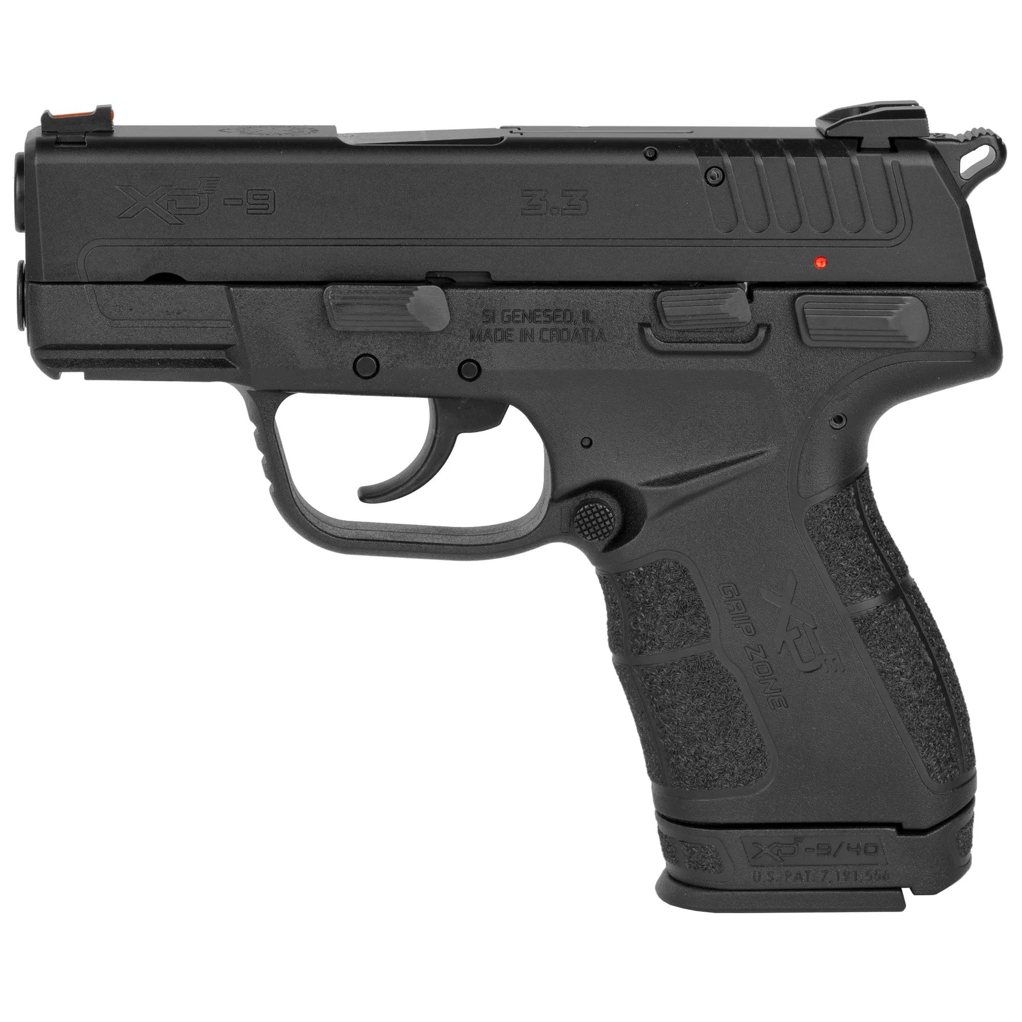 Sprgfld Xde 9mm 3.3" Blk 9rd Gear Up