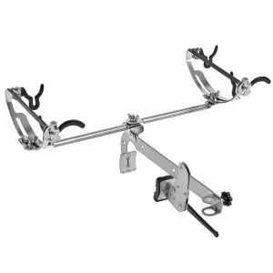 Stainless Steel Turret Bridge Fishing Bracket Clamp-on Fishing Rod Holder Boat Mount Rod Holder Bridge Railing Fish Pole Bracket