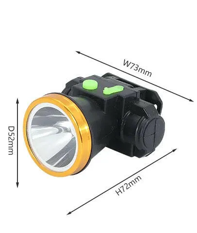 Super Bright LED Headlamp100-250V Zoomable Headlight Head Torch Flashlight Head lamp by battery for Fishing Hunting Camping