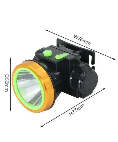Super Bright LED Headlamp100-250V Zoomable Headlight Head Torch Flashlight Head lamp by battery for Fishing Hunting Camping