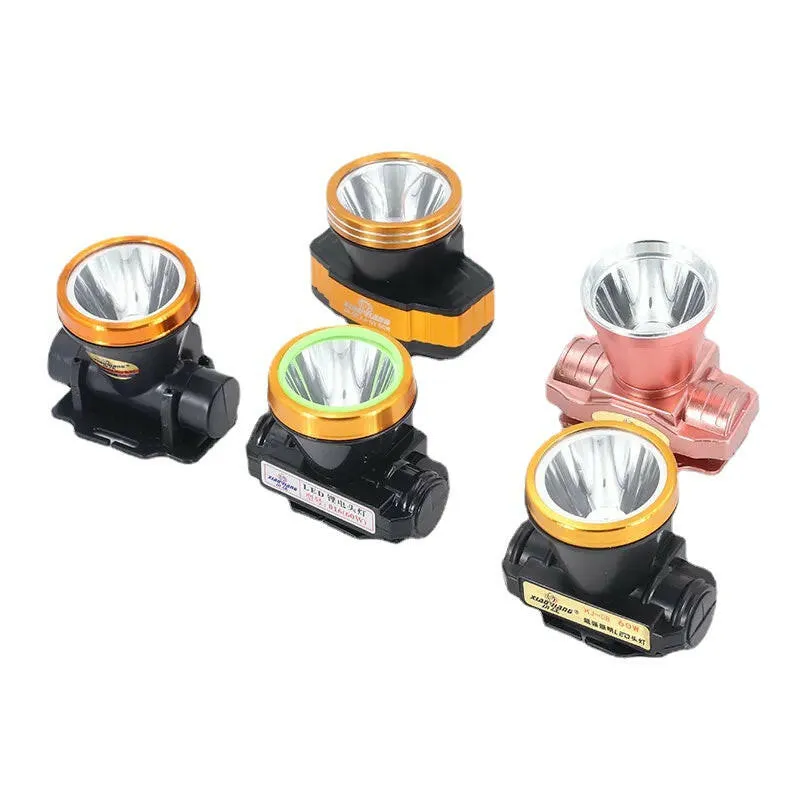 Super Bright LED Headlamp100-250V Zoomable Headlight Head Torch Flashlight Head lamp by battery for Fishing Hunting Camping