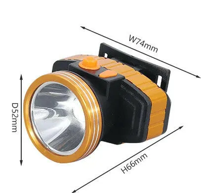 Super Bright LED Headlamp100-250V Zoomable Headlight Head Torch Flashlight Head lamp by battery for Fishing Hunting Camping