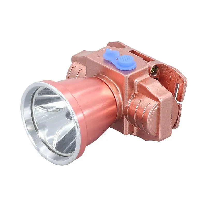 Super Bright LED Headlamp100-250V Zoomable Headlight Head Torch Flashlight Head lamp by battery for Fishing Hunting Camping